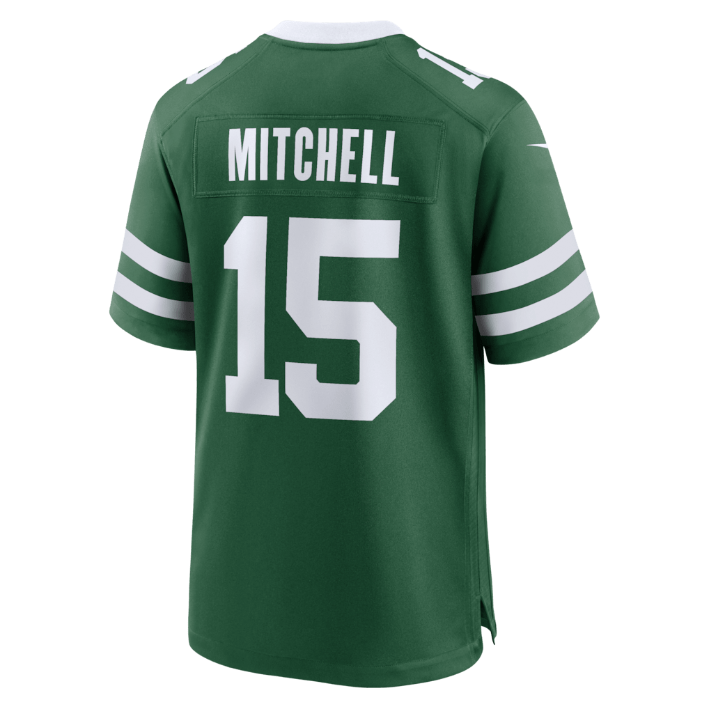 Adonai Mitchell 15 New York Jets Team Game Men Jersey - Legacy Green