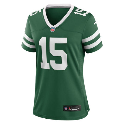 Adonai Mitchell 15 New York Jets Women's Team Game Jersey - Legacy Green