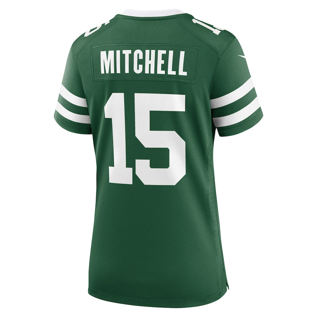 Adonai Mitchell 15 New York Jets Women's Team Game Jersey - Legacy Green