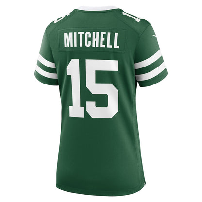 Adonai Mitchell 15 New York Jets Women's Team Game Jersey - Legacy Green