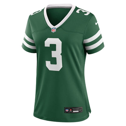 John Metchie III 3 New York Jets Women's Team Game Jersey - Legacy Green