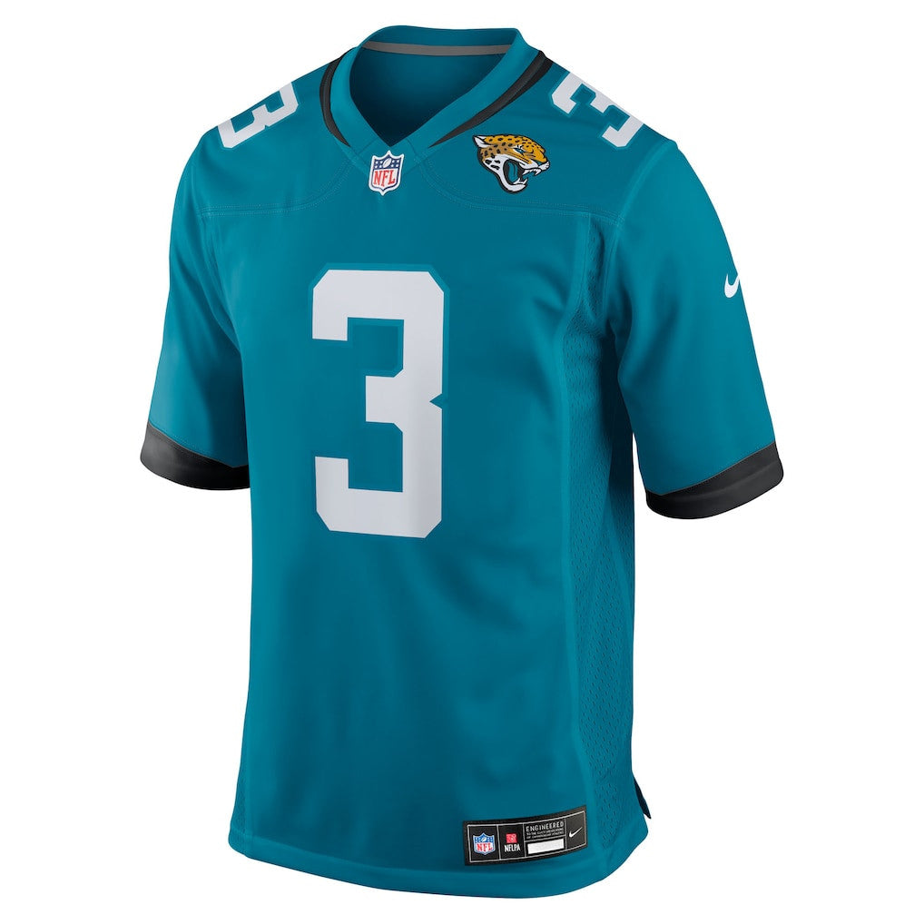 Jakobi Meyers 3 Jacksonville Jaguars Team Game Men Jersey - Teal