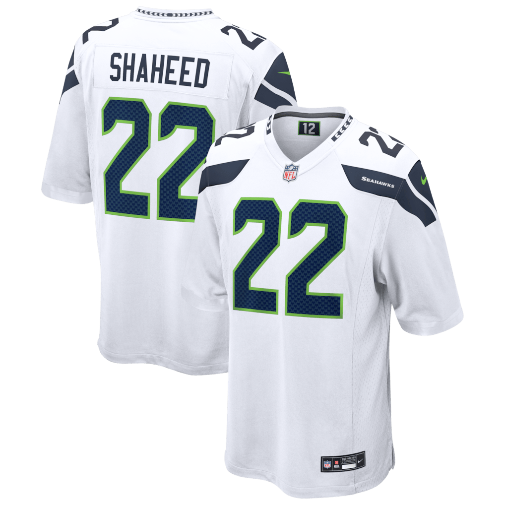 Rashid Shaheed 22 Seattle Seahawks Game Men Jersey - White