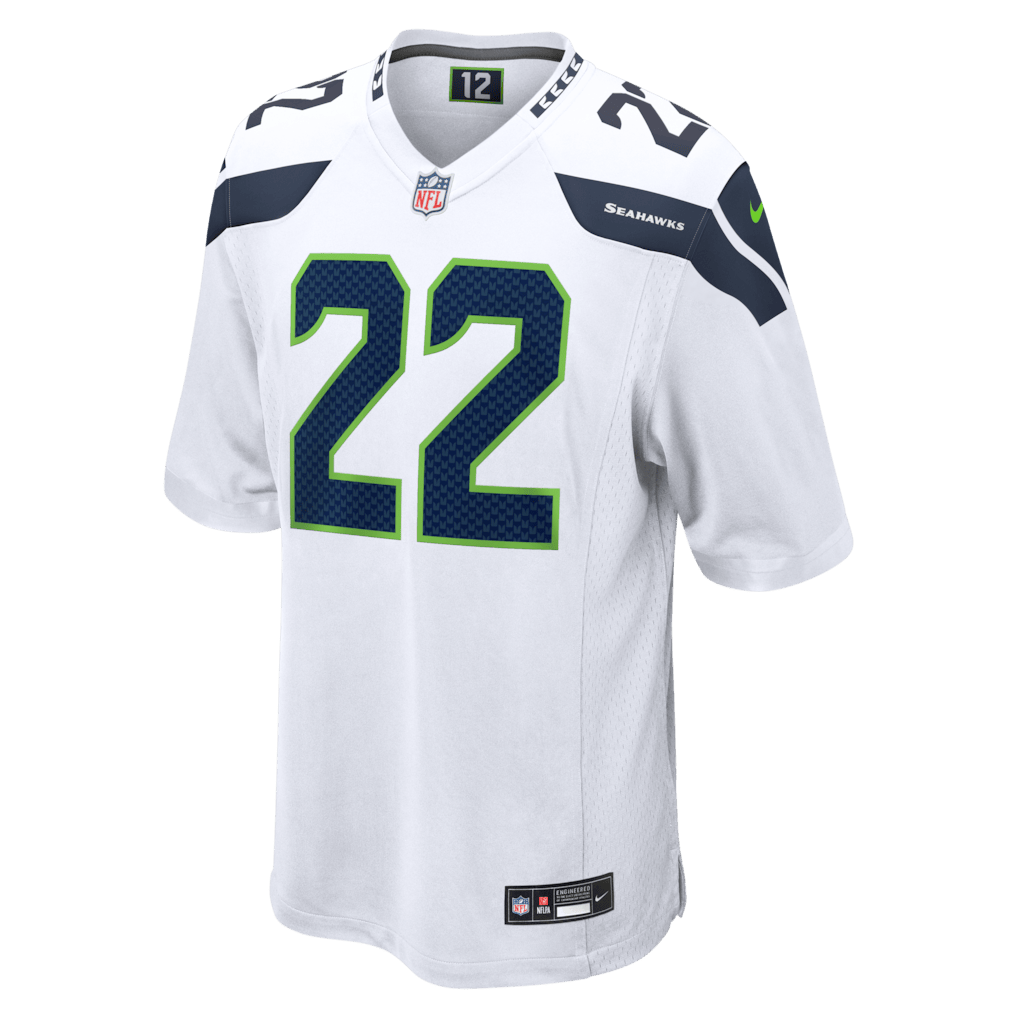 Rashid Shaheed 22 Seattle Seahawks Game Men Jersey - White