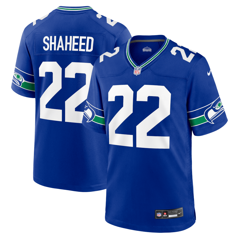 Rashid Shaheed 22 Seattle Seahawks Alternate Game Men Jersey - Royal