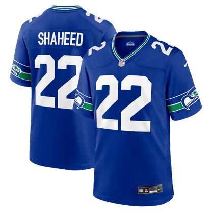 Rashid Shaheed 22 Seattle Seahawks Alternate Game Men Jersey - Royal