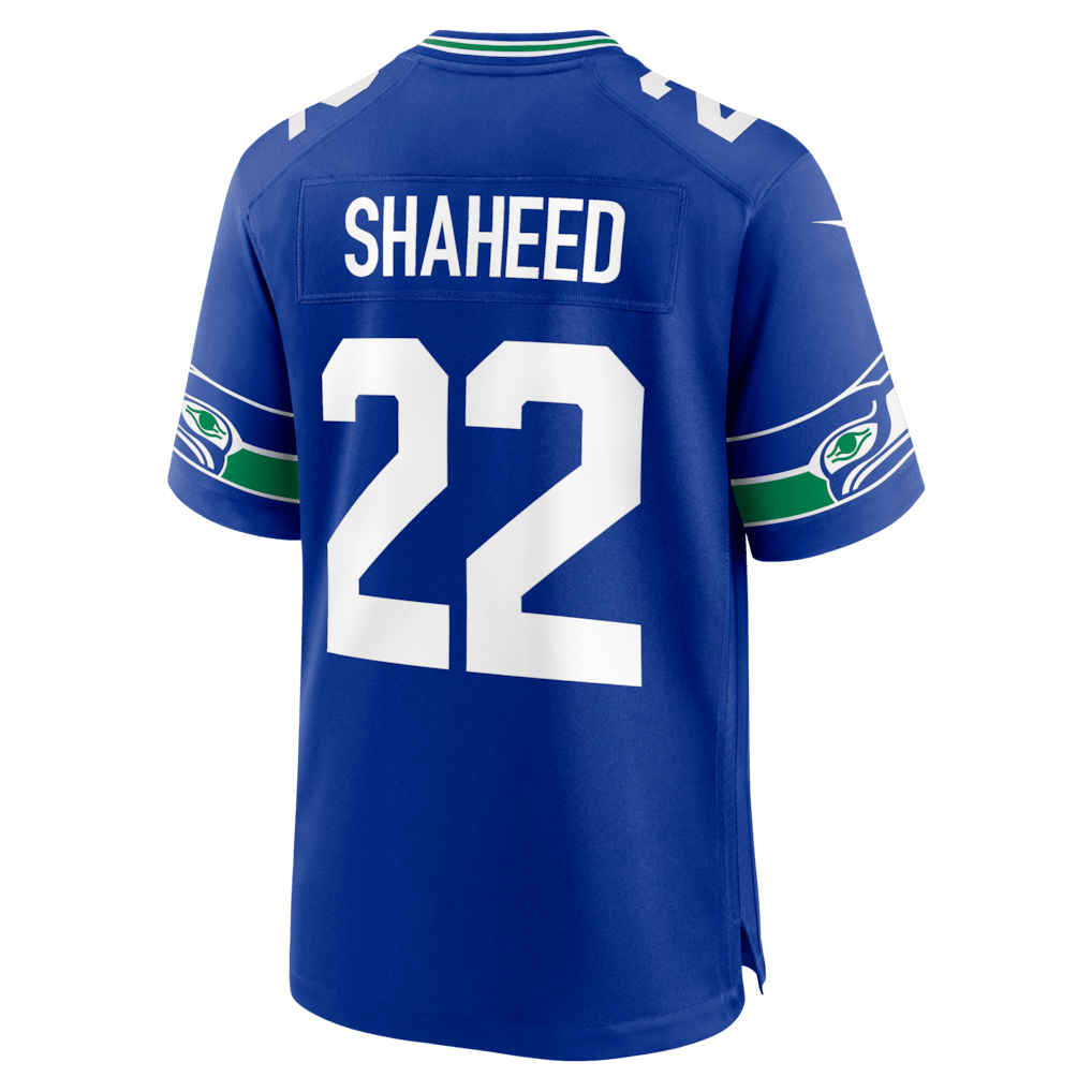 Rashid Shaheed 22 Seattle Seahawks Alternate Game Men Jersey - Royal