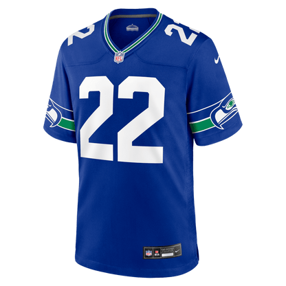 Rashid Shaheed 22 Seattle Seahawks Alternate Game Men Jersey - Royal