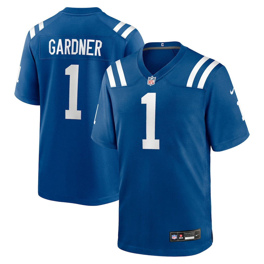 Ahmad Sauce Gardner 1 Indianapolis Colts Team Game Men Jersey - Royal