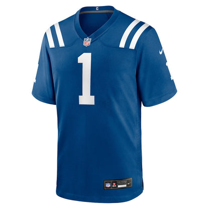 Ahmad Sauce Gardner 1 Indianapolis Colts Team Game Men Jersey - Royal