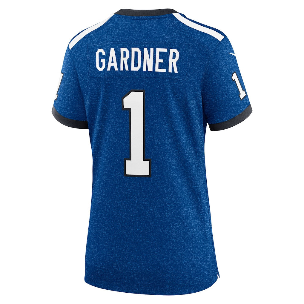 Ahmad Sauce Gardner 1 Indianapolis Colts Women's Alternate 2 Indiana Nights Game Jersey - Heather Royal