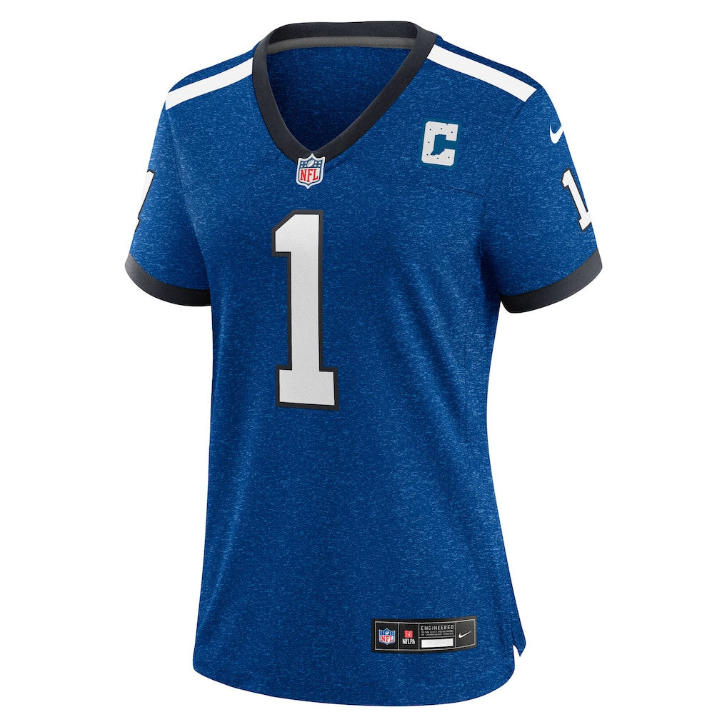 Ahmad Sauce Gardner 1 Indianapolis Colts Women's Alternate 2 Indiana Nights Game Jersey - Heather Royal