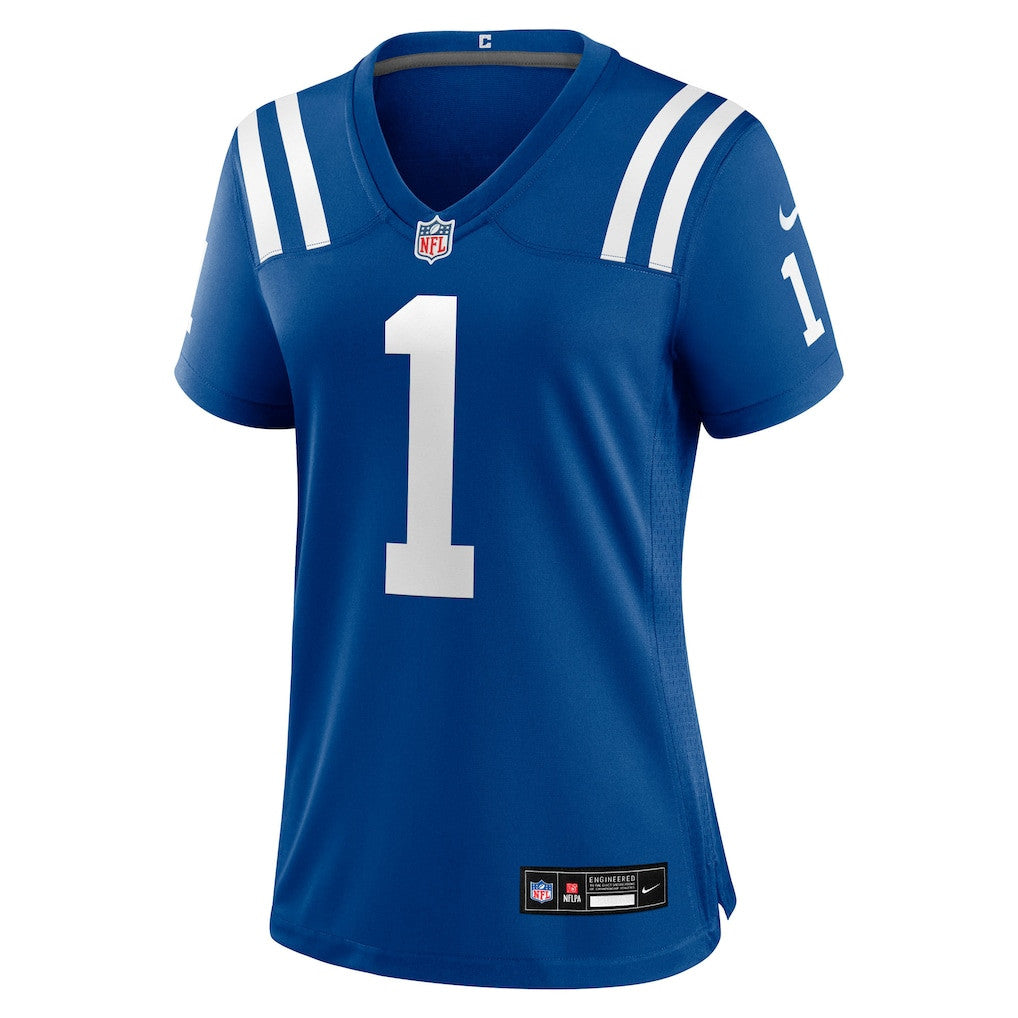 Ahmad Sauce Gardner 1 Indianapolis Colts Women's Team Game Jersey - Royal