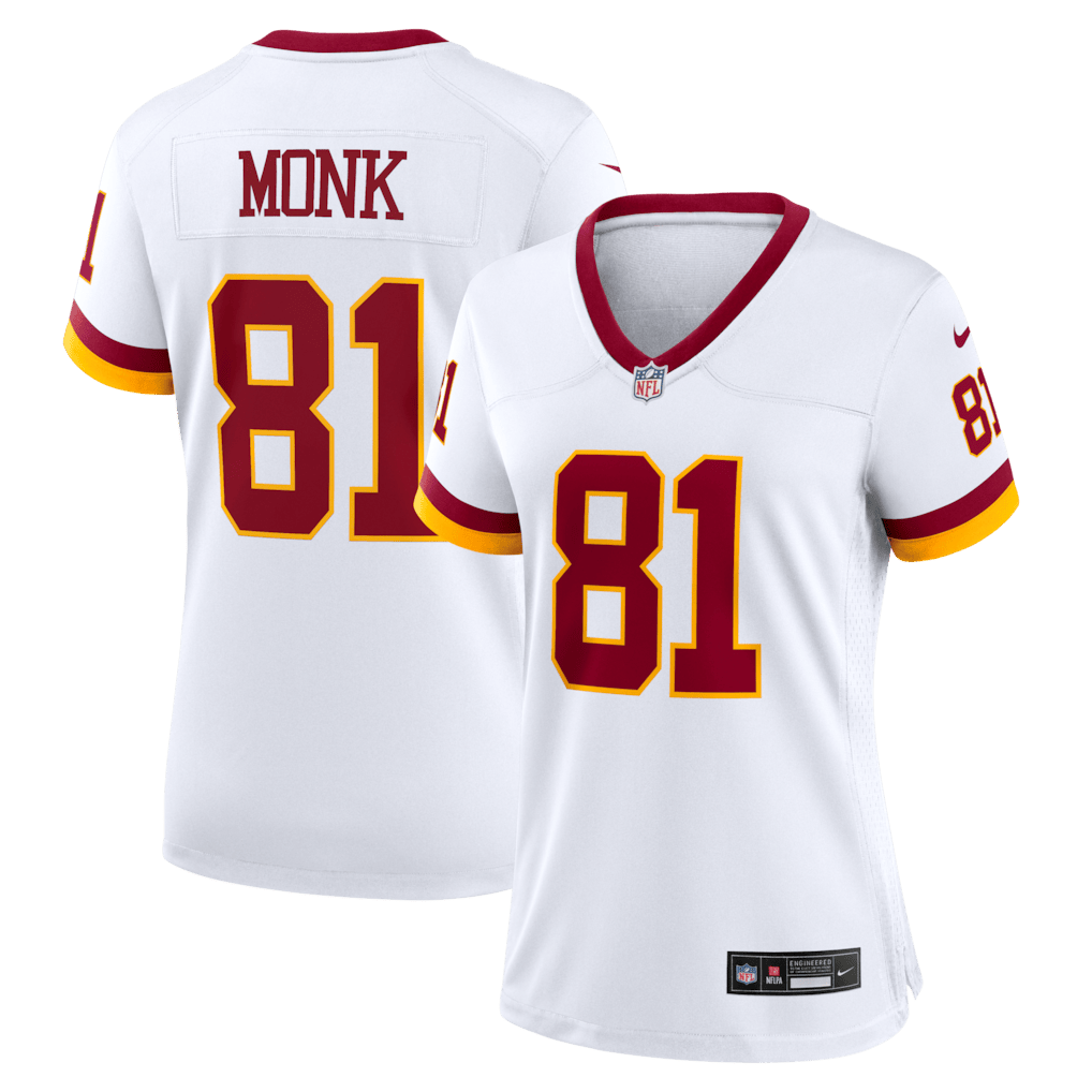 Art Monk 81 Washington Commanders Women's Alternate 2 Super Bowl Era Game Jersey - White