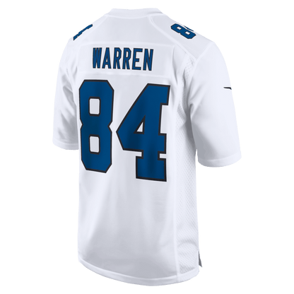 Tyler Warren 84 Indianapolis Colts Fashion Game Men Jersey - Tundra White