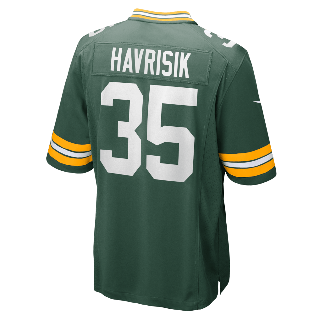 Lucas Havrisik 35 Green Bay Packers Team Game Men Jersey - Green