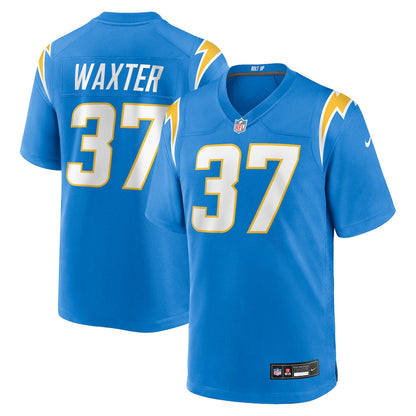 Isas Waxter 37 Los Angeles Chargers Team Game Men Jersey - Powder Blue