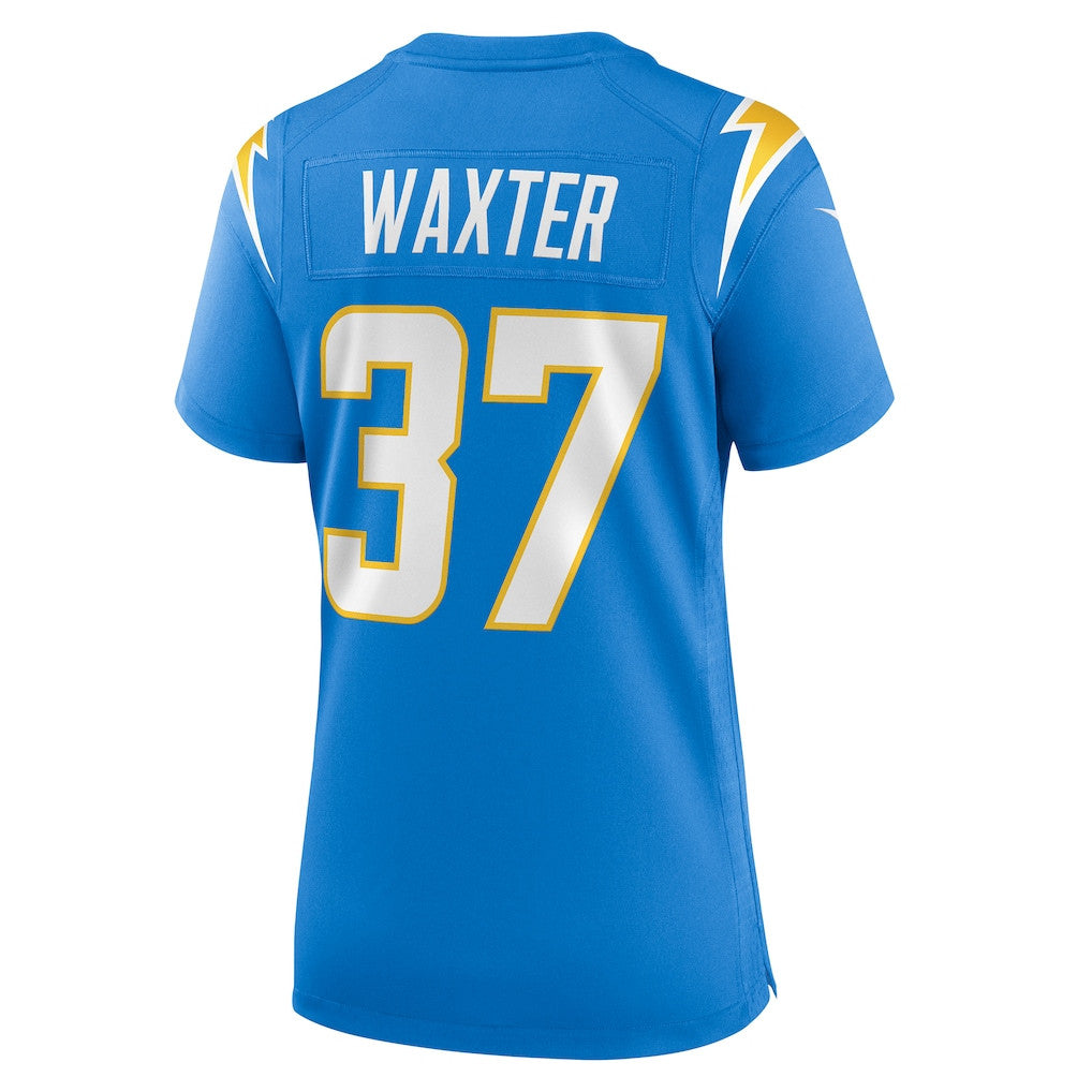 Isas Waxter 37 Los Angeles Chargers Women's Team Game Jersey - Powder Blue