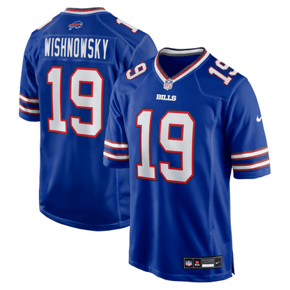 Mitch Wishnowsky 19 Buffalo Bills Team Game Men Jersey - Royal