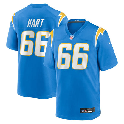 Bobby Hart 66 Los Angeles Chargers Team Game Men Jersey - Powder Blue