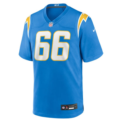 Bobby Hart 66 Los Angeles Chargers Team Game Men Jersey - Powder Blue