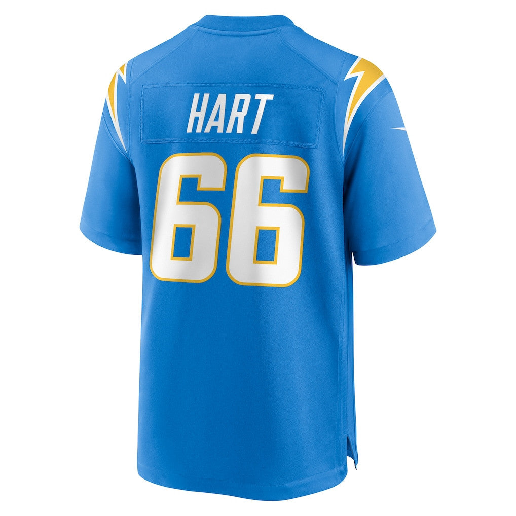 Bobby Hart 66 Los Angeles Chargers Team Game Men Jersey - Powder Blue