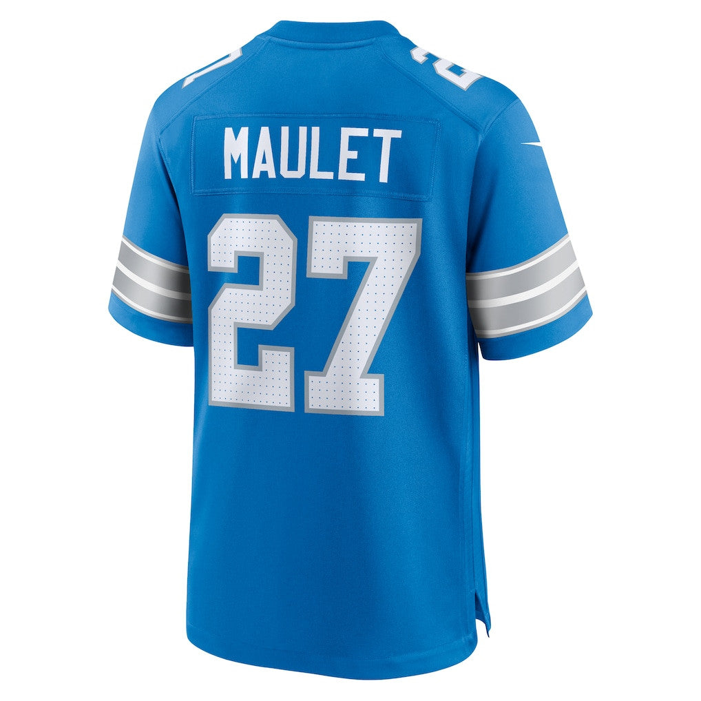 Arthur Maulet 27 Detroit Lions Team Game Men Jersey - Blue