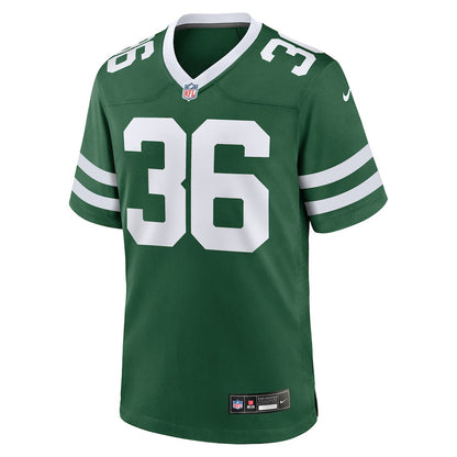 Khalil Herbert 36 New York Jets Team Game Men Jersey - Legacy Green