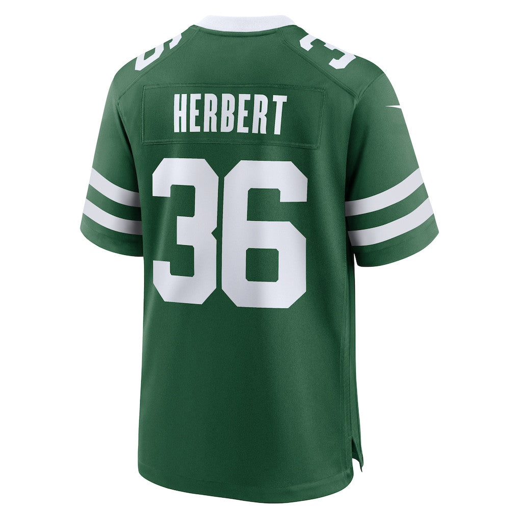Khalil Herbert 36 New York Jets Team Game Men Jersey - Legacy Green