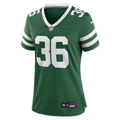 Khalil Herbert 36 New York Jets Women's Team Game Jersey - Legacy Green
