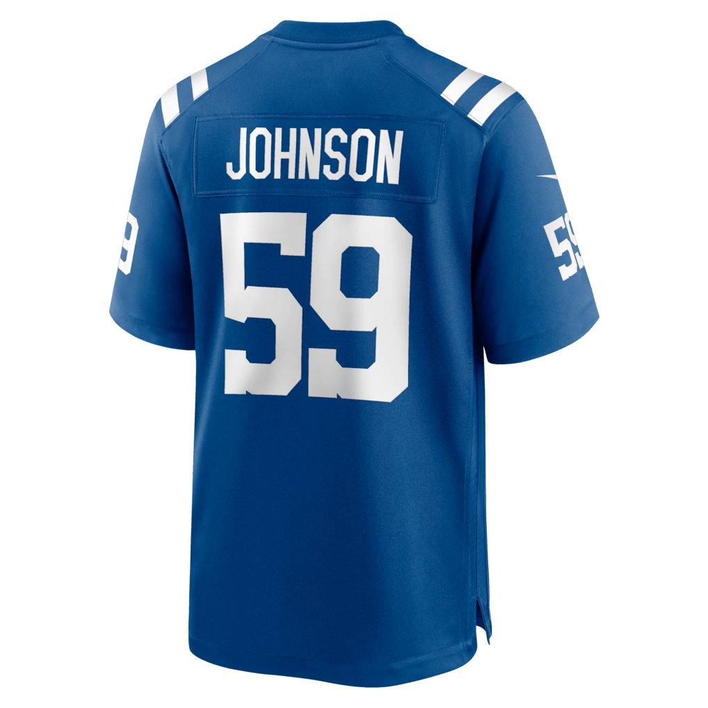 Buddy Johnson 59 Indianapolis Colts Team Game Men Jersey - Royal