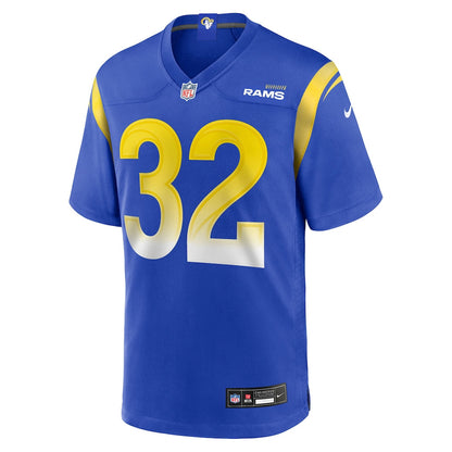 Christopher Smith 32 Los Angeles Rams Team Game Men Jersey - Royal