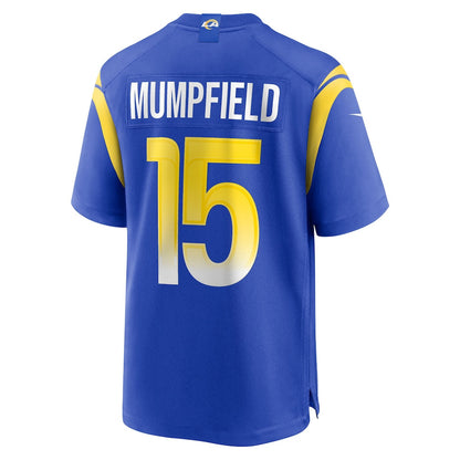 Konata Mumpfield 15 Los Angeles Rams Team Game Men Jersey - Royal