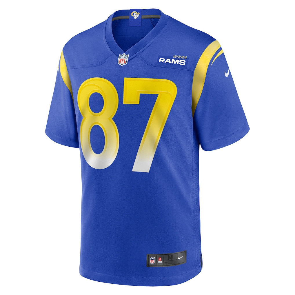 Davis Allen 87 Los Angeles Rams Game Men Jersey - Royal