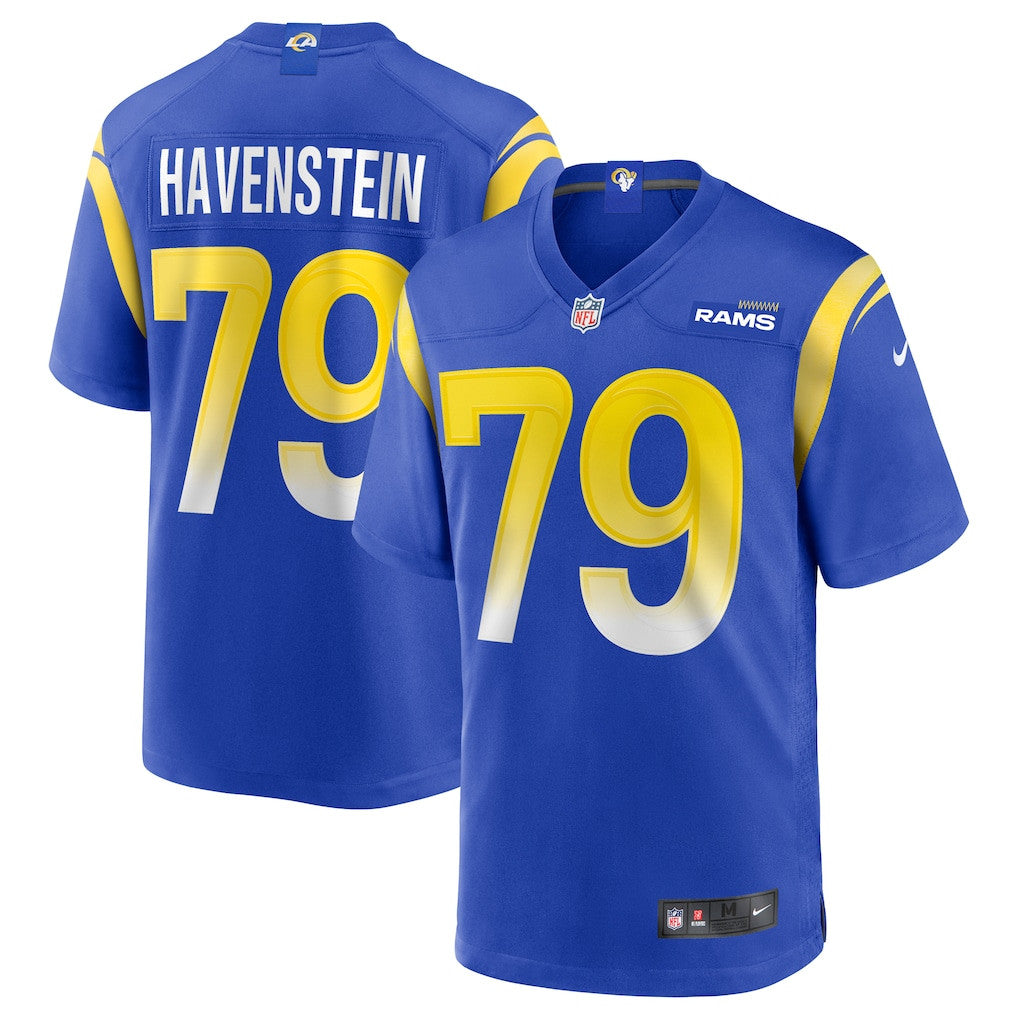 Rob Havenstein 79 Los Angeles Rams Game Men Jersey - Royal
