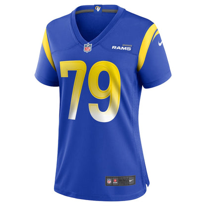 Rob Havenstein 79 Los Angeles Rams Women's Team Game Jersey - Royal