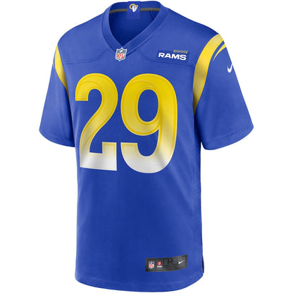 Eric Dickerson 29 Los Angeles Rams Game Men Jersey - Royal