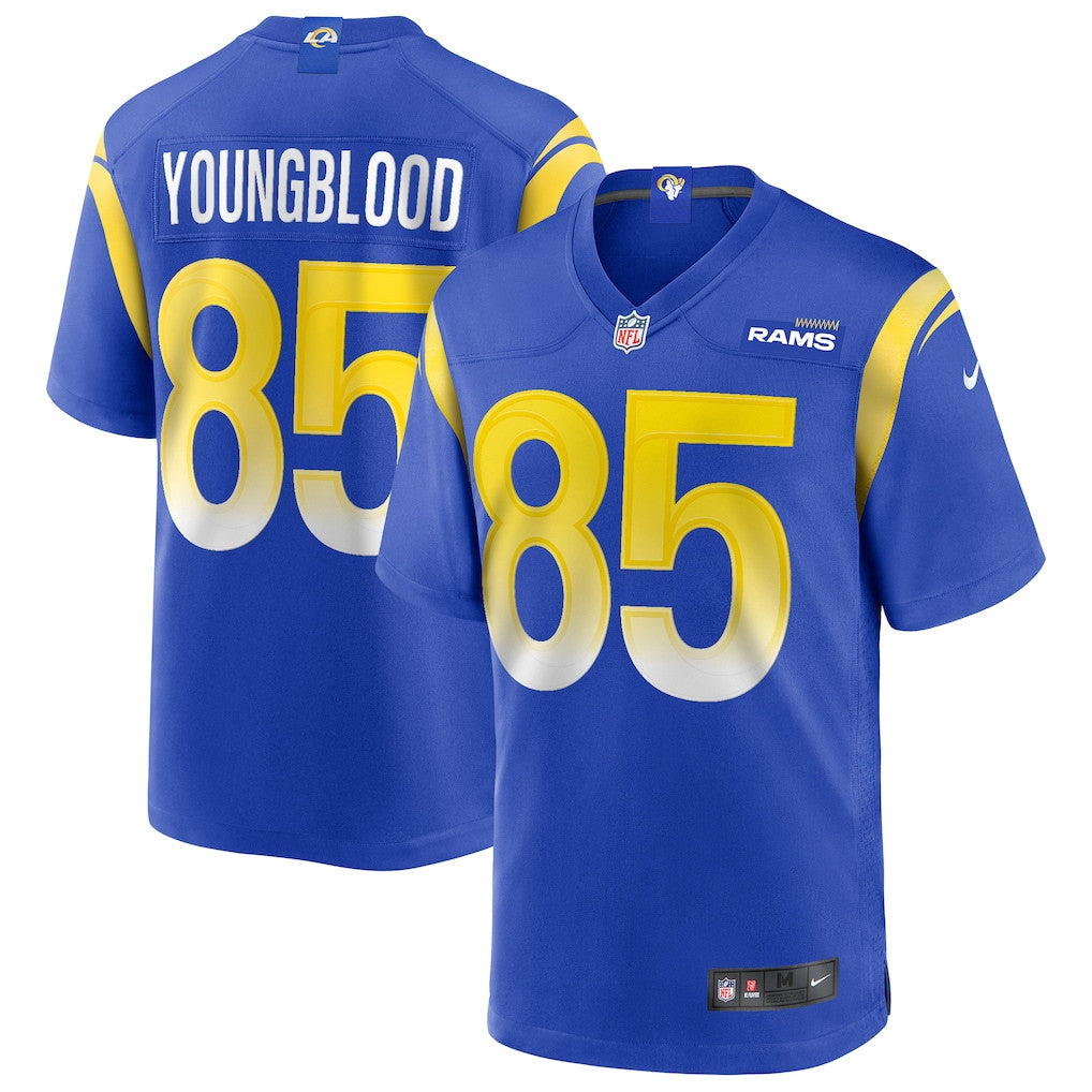 Jack Youngblood 85 Los Angeles Rams Game Men Jersey - Royal