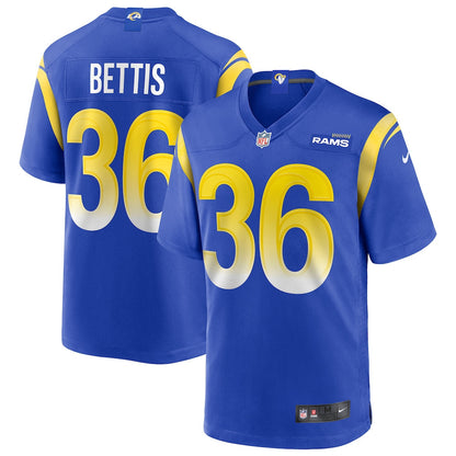 Jerome Bettis 36 Los Angeles Rams Game Men Jersey - Royal