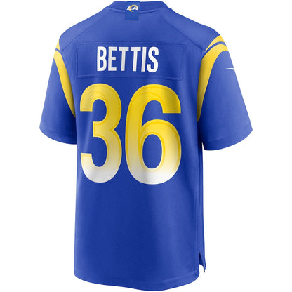 Jerome Bettis 36 Los Angeles Rams Game Men Jersey - Royal