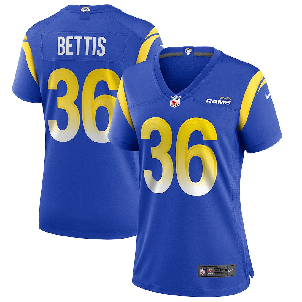 Jerome Bettis 36 Los Angeles Rams Women's Team Game Jersey - Royal