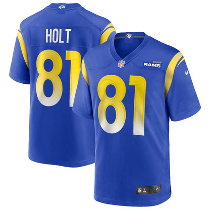 Torry Holt 81 Los Angeles Rams Game Men Jersey - Royal