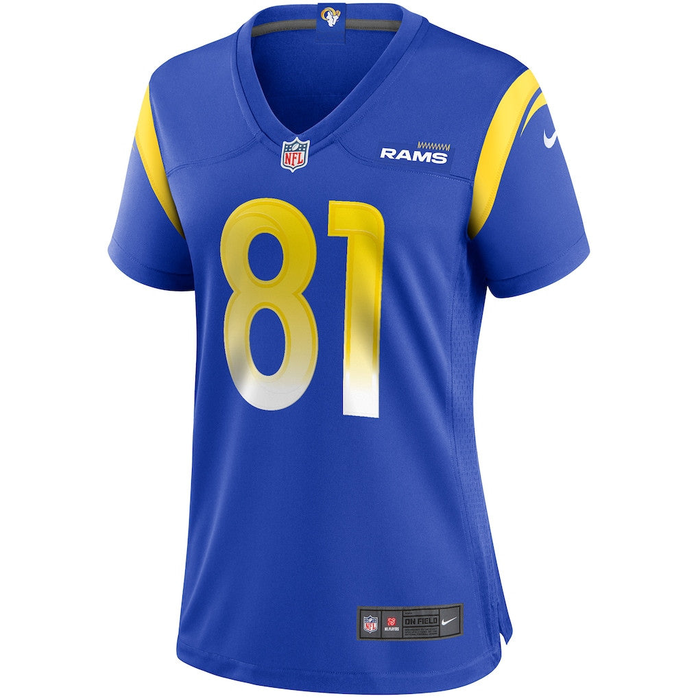 Torry Holt 81 Los Angeles Rams Women's Team Game Jersey - Royal
