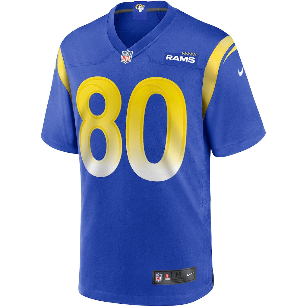 Isaac Bruce 80 Los Angeles Rams Game Men Jersey - Royal