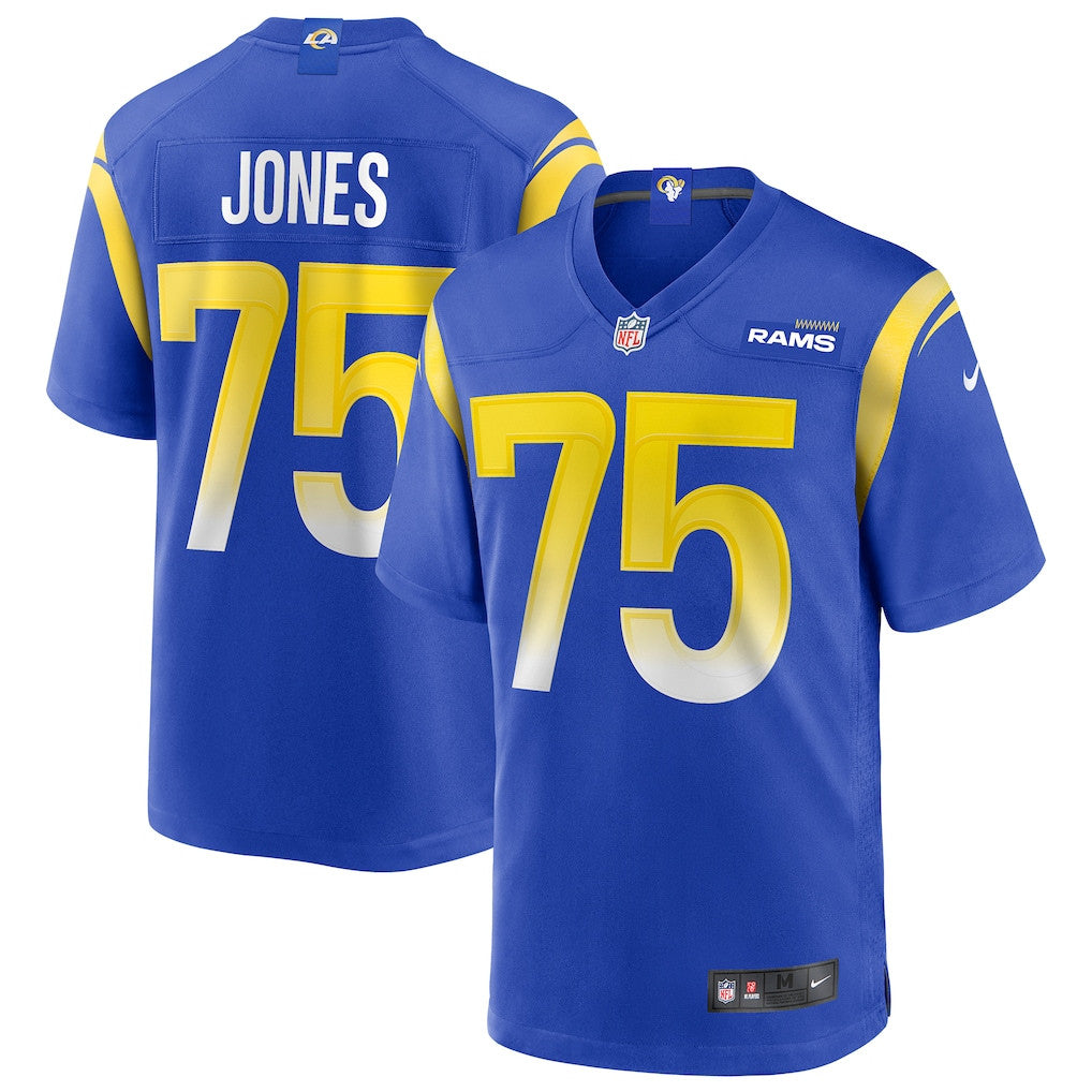 Deacon Jones 75 Los Angeles Rams Game Men Jersey - Royal