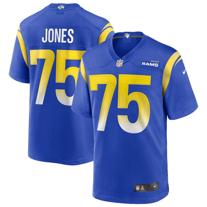 Deacon Jones 75 Los Angeles Rams Game Men Jersey - Royal