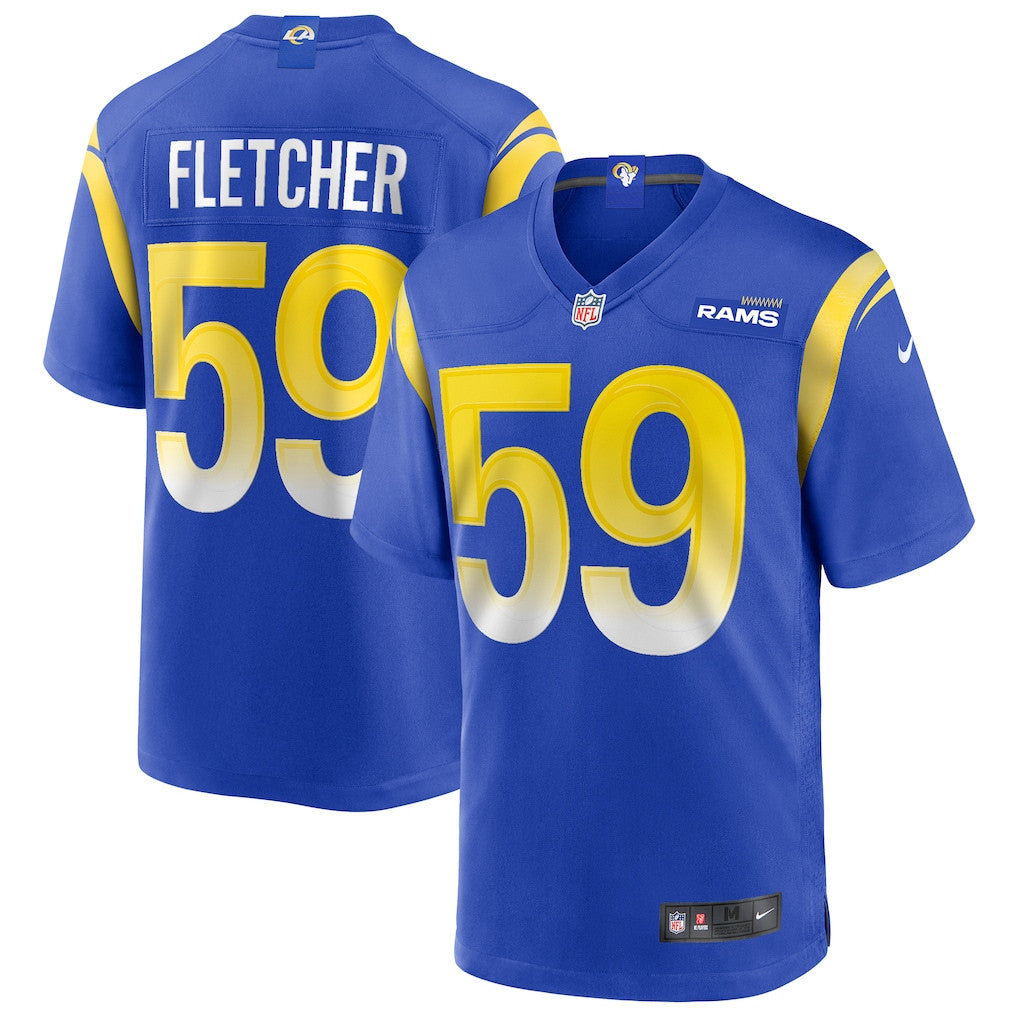 London Fletcher 59 Los Angeles Rams Game Men Jersey - Royal