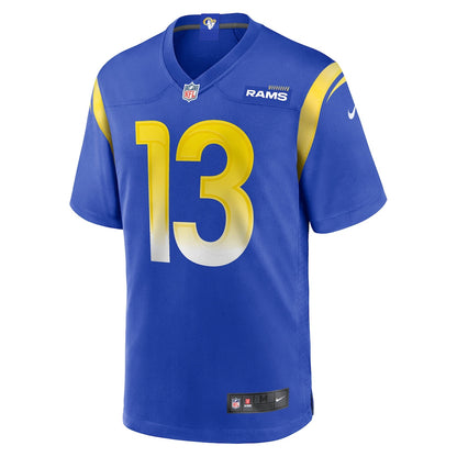 Stetson Bennett IV 13 Los Angeles Rams Game Men Jersey - Royal