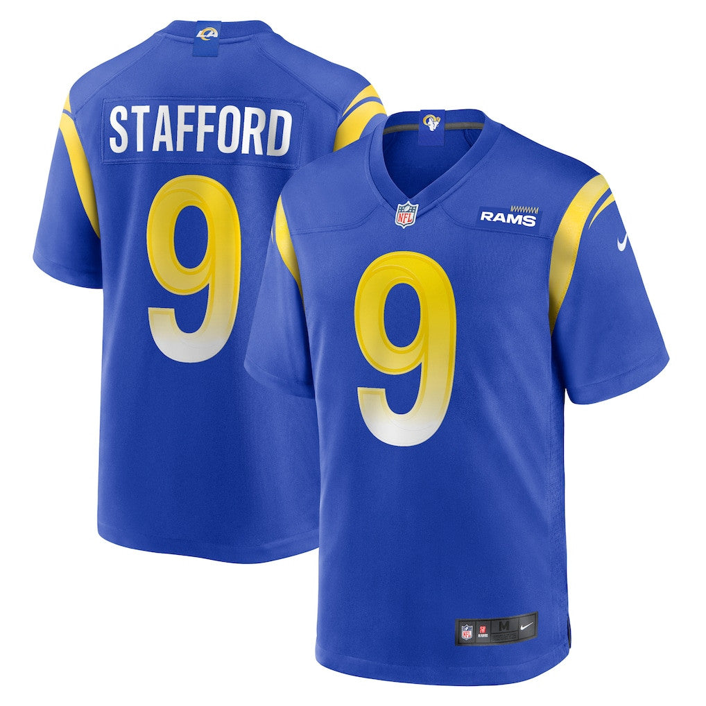 Matthew Stafford 9 Los Angeles Rams Game Men Jersey - Royal