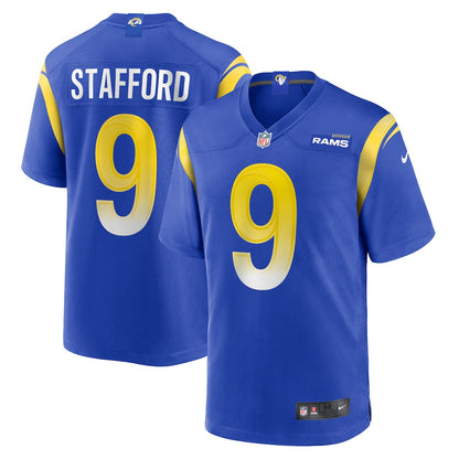 Matthew Stafford 9 Los Angeles Rams Game Men Jersey - Royal